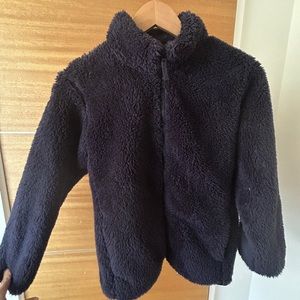 Warm boys fleece jacket for cool fall days.